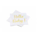 Hello Baby Servietter Guld