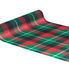 Tartan Bordløber Rød/Grøn