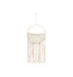 Bomuld Macrame Vægophæng Hvid
