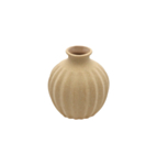 Riflet Keramikvase Sand