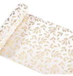 Bladprint Bordløber Guld