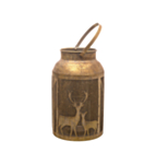 Vintage Hjorte Lanterne Guld