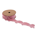Plisseret Dekorationsbånd Rosa