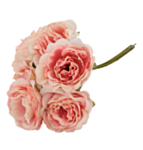 Kunstig Pæon Buket Rosa