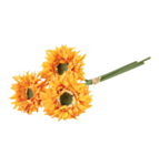 Kunstig Gerbera Buket Orange