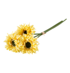 Kunstig Gerbera Buket Gul