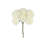 Kunstige Mini Hortensia Blomster Elfenbenshvid