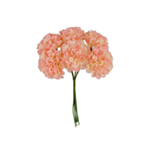 Kunstige Mini Hortensia Blomster Lyserød/Elfenben