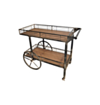 Vintage Serveringsbord Metal Sort