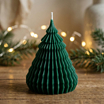 Origami Juletræ Lys Grøn