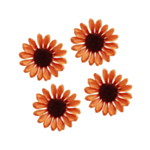 Kunstige Solsikke Hoveder Orange
