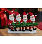 Julemænd Med Juletræ Figur