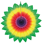 Blomst Rosette Multifarvet