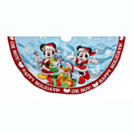 Disney® Mickey Og Minnie Juletræstæppe