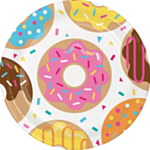 Donut Middags Paptallerkener