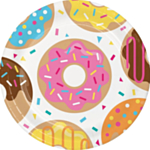 Donut Middags Paptallerkener