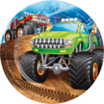 Monster Truck Frokosttallerkener
