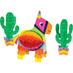 Fiesta Fun Honeycomb Borddekorationer