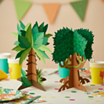 Jungle 3D Borddekorationer