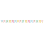 Pastel Mix Happy Birthday Banner