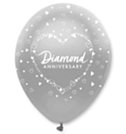 Diamantbryllup Balloner
