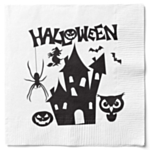 Halloween Servietter Hjemsøgt Hus