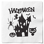 Halloween Servietter Hjemsøgt Hus