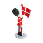 Soldat Med Dannebrog Figur