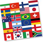 Landeflag Servietter