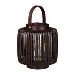 Polyrattan Lanterne Mørkebrun