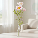 Kunstig Valmueblomst Lyserød