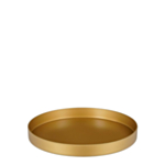 Mica Genbrugs Dekorationstallerken Guld