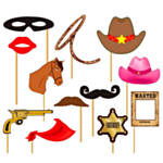 Cowboy Selfie props