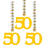 50 Års Swirls Guld/Sølv