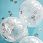 Snefnug Konfetti Balloner