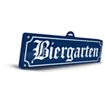 Oktoberfest 3D Biergarten Skilt