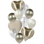 Bryllup Ballonmix Guld