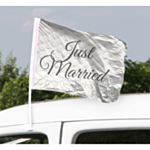 Just Married Bilflag