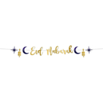 Eid Mubarak Guirlande Blå/Guld