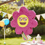 Emoji Blomst Piñata Pink