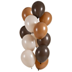 Mocha Chokolade Latexballoner