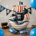 Stående Piratskib Folieballon