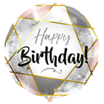 Happy Birthday Marmor Folieballon