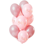 Ballonbuket Happy Birthday Lush Blush