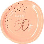 Paptallerkener 50 Års Lush Blush