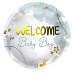 Welcome Baby Boy Folieballon