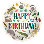 Zoo Party Happy Birthday Folieballon