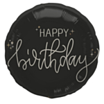 Happy Birthday Folieballon Sort