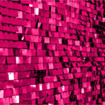 Vægpanel Metallisk Pink