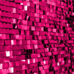 Vægpanel Metallisk Pink